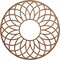 Ekena Millwork Cannes Wood Fretwork Pierced Ceiling Medallion, Walnut, 16"OD x 5 1/2"ID x 1/4"T CMWP16X16X0250CNWA - alternate 1